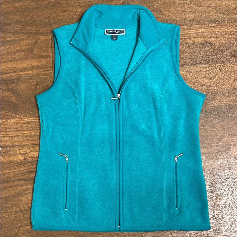 Karen Scott Fleece Vest